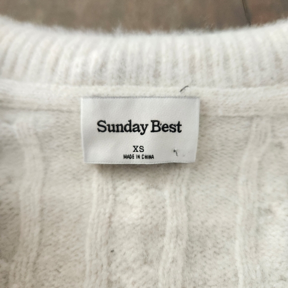 Aritzia Sunday Best Wool-Blend Sweater – Size XS - Picture 6 of 10